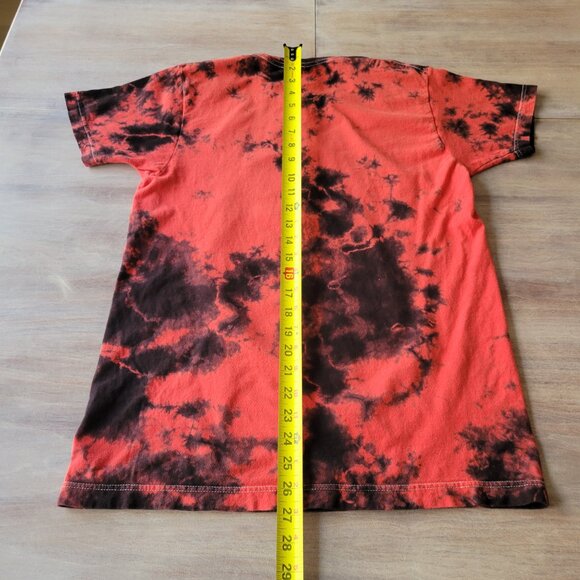 Neon Genesis Evangelion Asuka Langley T-Shirt Small Red Black Tie Dye Anime - Picture 5 of 7